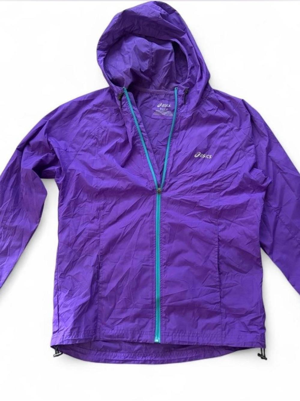 ASICS Purple Lightweight Hooded Jacket